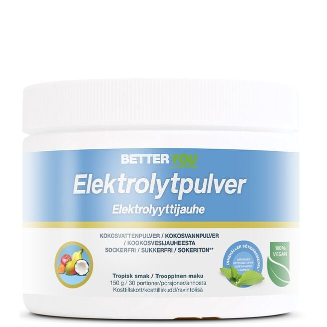 Better You Elektrolytpulver Tropisk 150 g Elektrolyttpulver Tropisk 150 g