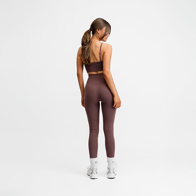 Butter Soft High Waist Tights, Dark Mauve, XS  Treningstights Lyslilla