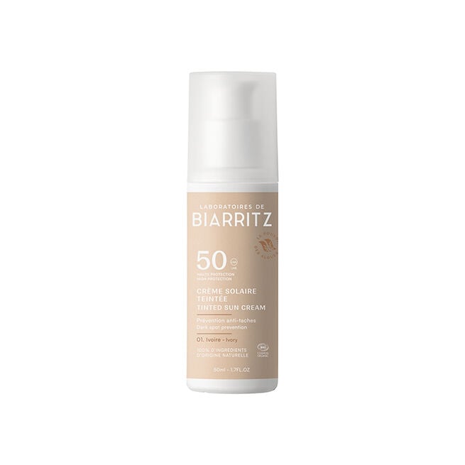 Tonad Solskyddskräm för Ansiktet ivory SPF50 50 ml Tonet Solkrem for Ansiktet Ivory SPF50 50 m