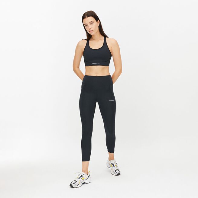 Flattering High Waist 7/8 Tights, Black, L  Flattering High Waist 7/8 Tights, Black