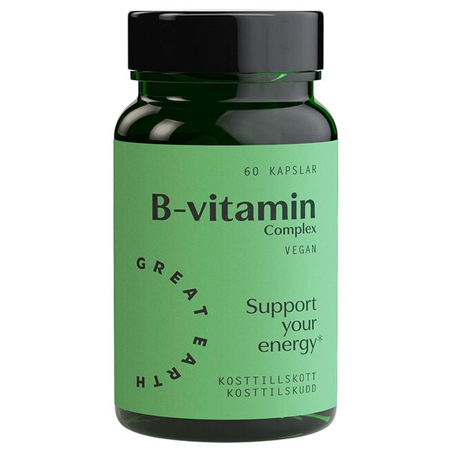 B-vitamin Complex 60 kapslar Vitamin B Complex 60 kapsler
