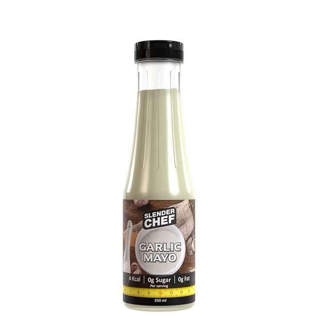 Garlic Mayo, 350ml Slender Chef Lavkalorisaus 350 ml Garlic Mayo