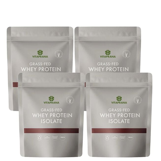 Mix&Match 4 x Myseproteinisolat Grass-fed 750 g Mix&Match 4 x Myseproteinisolat Grass-fed 750 g