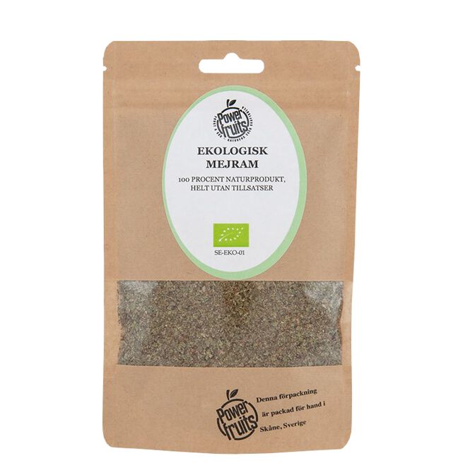 Powerfruits Ekologisk Mejram 25 g Økologisk Merian 25 g