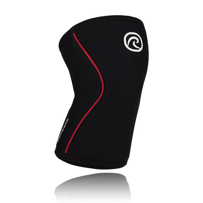 RX Knee Sleeve, 7mm, Black/Red, S RX Knestøtte 7mm Svart/Rød