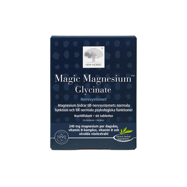 Magic Magnesium Glycinat 60 tabletter Magic Magnesium Glycinat 60 tabletter