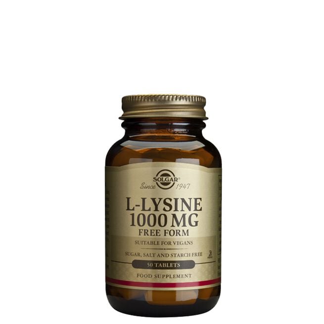 L-lysine 1000 mg 50 tabletter L-Lysin 1000 mg Aminosyrer 50 tabletter