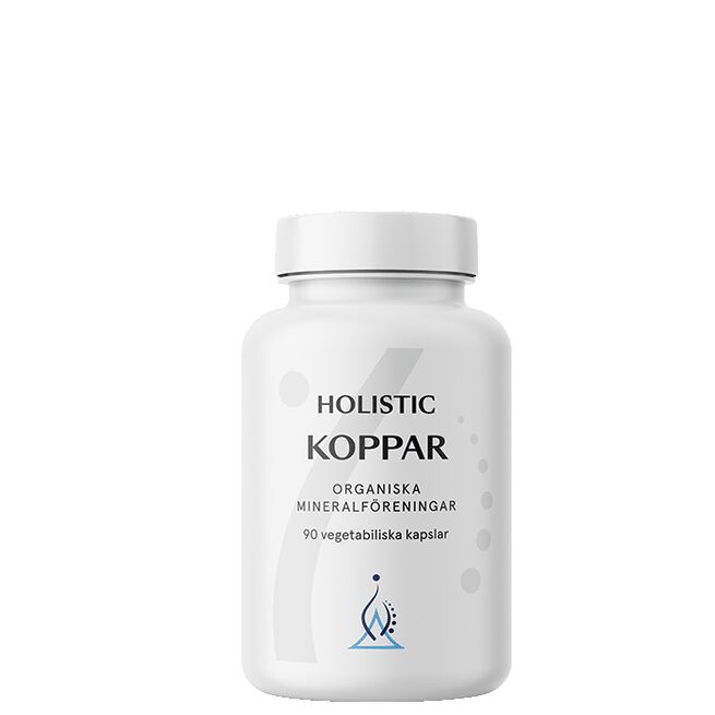 Holistic Koppar 2 mg 100 kapslar Kobber 2 mg 90 kapsler