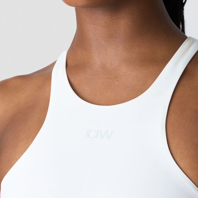 ICIW Endurance 2-in-1 Tank Top Wmn, White Endurance 2-i-1 Treningssinglet Hvit