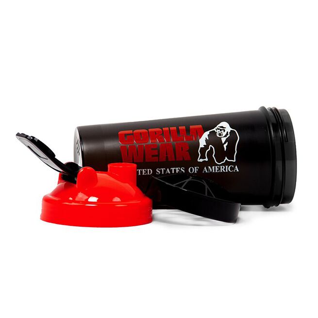 Shaker XXL 1000 ml, Black/Red  Shaker XXL Svart/Rød 1000 ml