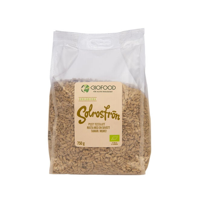 Biofood Solrosfrön 750 g Solrosfrø 750 g