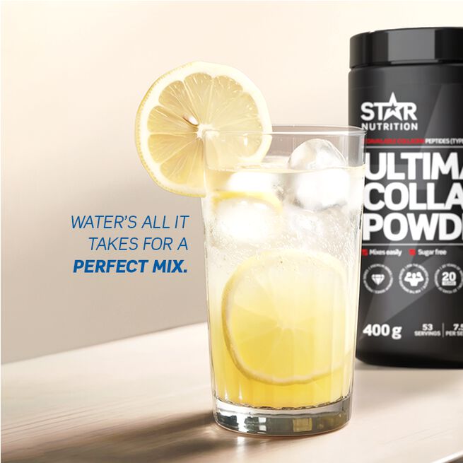 Ultimate Collagen Powder, Lemonade, 400g  Ultimate Collagen Powder Kollagenpeptider 400 g Lemonade