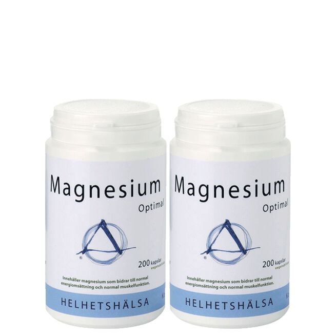 2 x Magnesium Optimal 200 kapsler 2 x Magnesium Optimal 200 kapsler