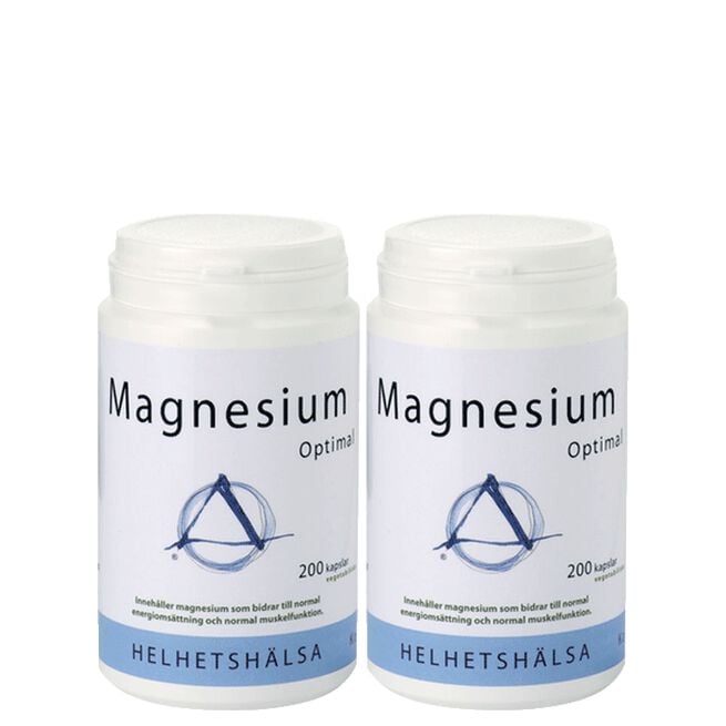 2 x Magnesium Optimal 200 kapsler 