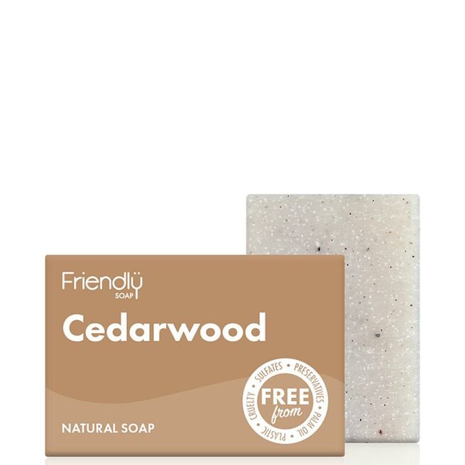 Friendly Soap Tvål Cederträ 95 g Såpe Sedertre 95 g