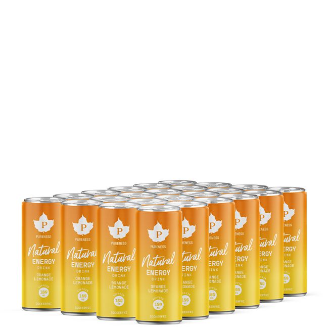 24 x Natural Energy Drink Orange Lemonade 330 ml 24 x Natural Energy Drink Orange Lemonade 330 ml