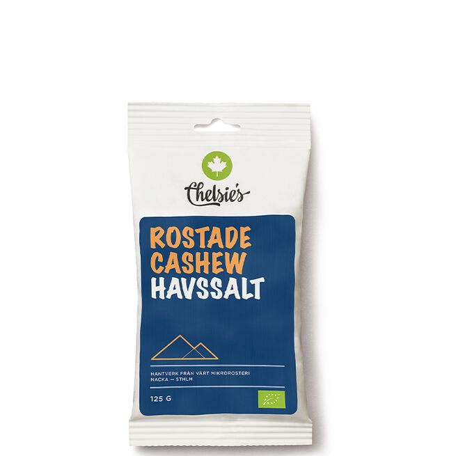 Rostade Cashewnötter Havssalt 125 g Ristede Cashewnøtter Havsalt 125 g