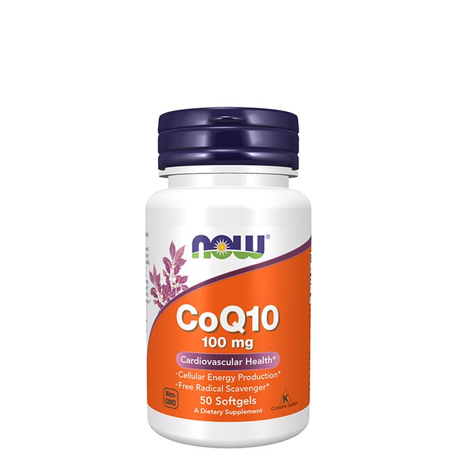 NOW Foods CoQ10 100 mg 50 softgels CoQ10 100 mg 50 softgels
