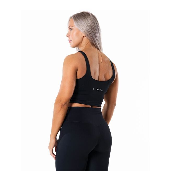 Relode Core V-Top, Svart, M  Core V-hals Linne Svart