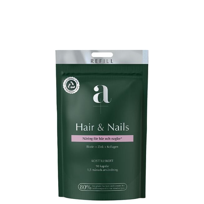 Hair & Nails 90 kapslar Refill Hår Og Negler 90 kapsler Refill