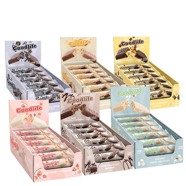 Goodlife low sugar big buy set BIG BUY 90 x Low Sugar Protein Bar 50 g