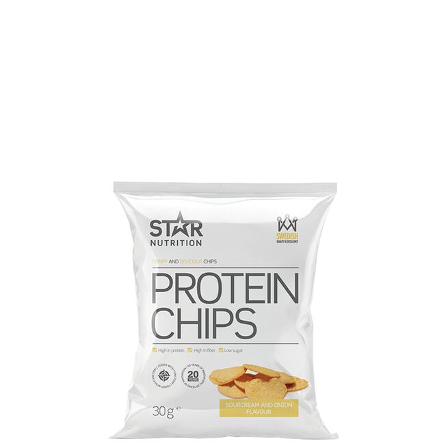 Star nutrition Protein chips sourcream onion Protein Chips, 30g Sourcream & Onion