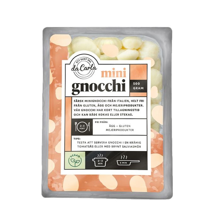Mini Gnocchi Uten Gluten, 500 g Mini Gnocchi Uten Gluten, 500 g