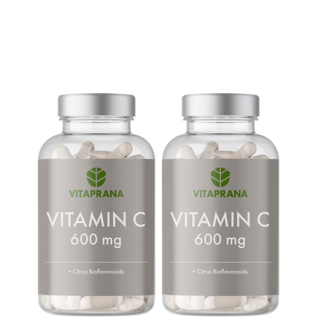 2 x Vitamin C 600 mg + Bioflavonoids, 100 kaps 2 x Vitamin C 600 mg + Bioflavonoids, 100 kaps