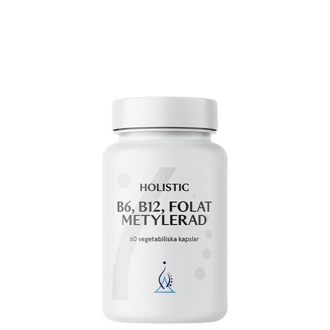 B6 B12 Folat Metylerad 60 kapslar B6 B12 Folat Metylert 60 kapsler