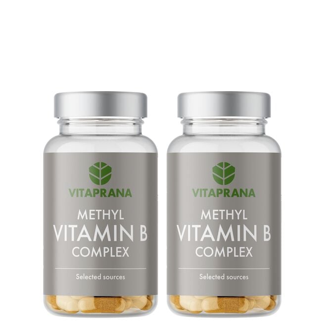 2 x Metyl Vitamin B-komplex, 50 caps 2 x Metyl Vitamin B-komplex, 50 caps