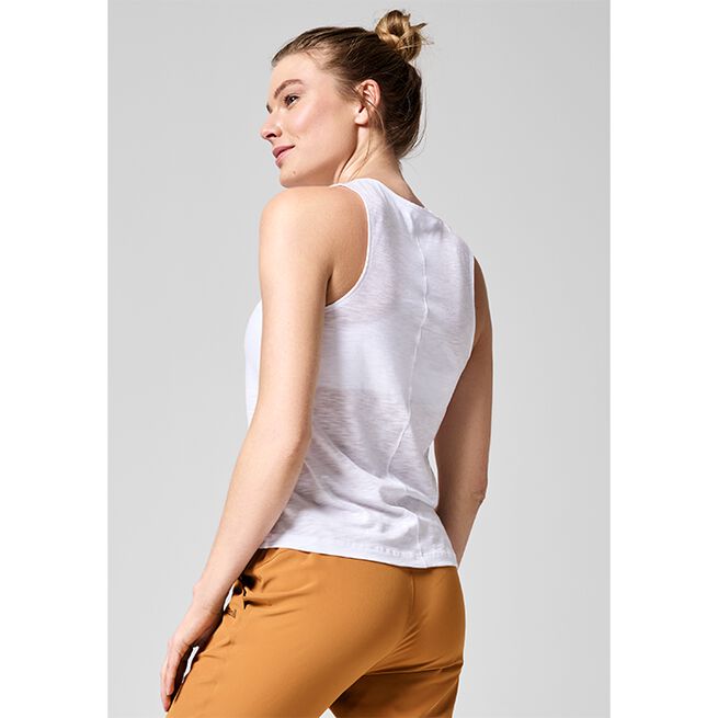Soft Texture Tank, White, 36  Treningstopp Hvit