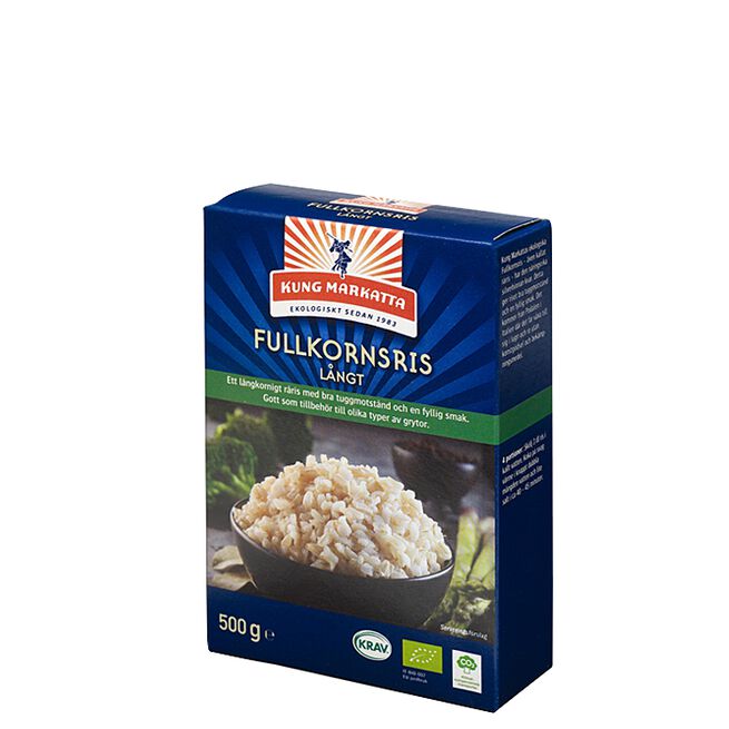 Långt Fullkornsris 500 g 