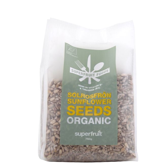 Solrosfrön Naturella 750 g Solsikkefrø Naturella ØKO, 750 g