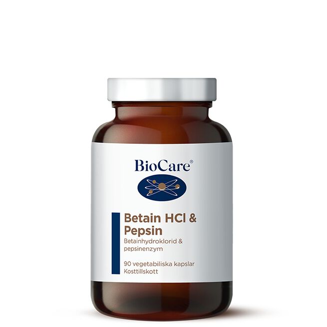 Betain HCL Och Pepsin 90 kapslar Betain HCL Och Pepsin 90 kapslar