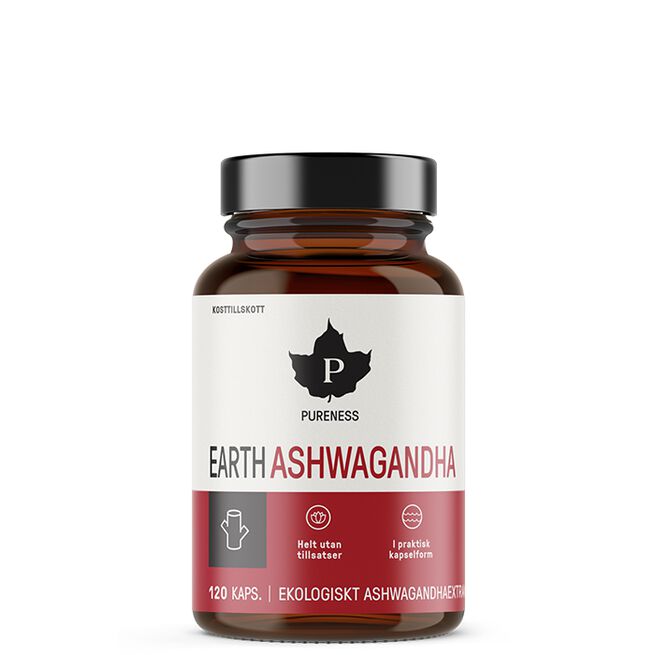 Pureness Earth Ashwagandha 120 kapslar Earth Ashwagandha 120 kapsler