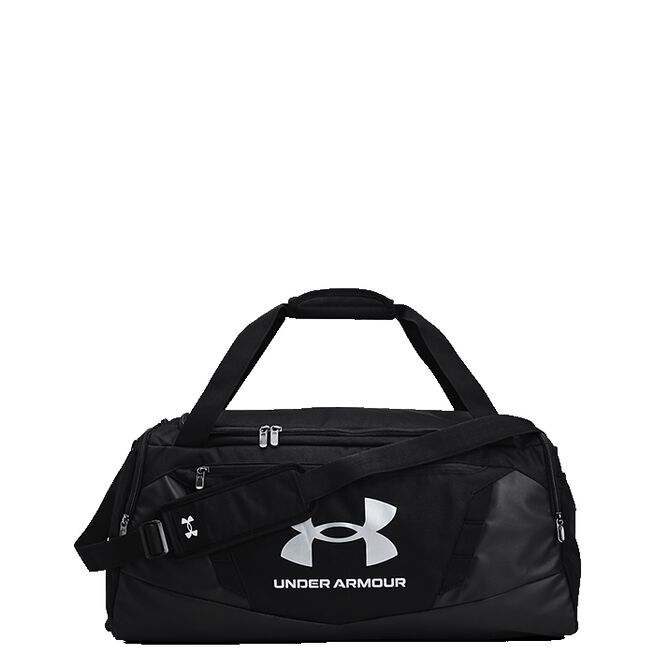 Under Armour UA Undeniable 5.0 Duffle MD, Black/Metallic Silver UA Undeniable 5.0 Duffel Medium Gym Bag Svart