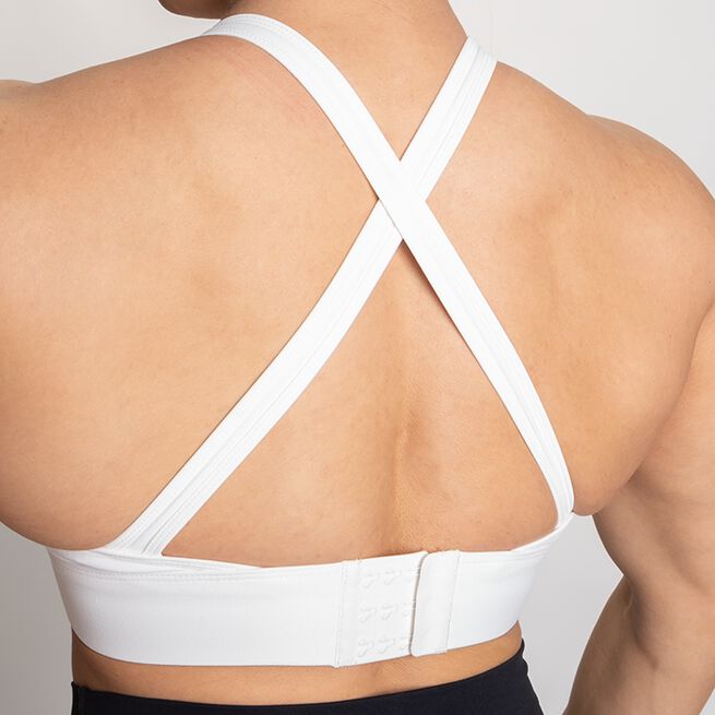 Better Bodies Core Sports Bra, White Core Sports Bra, White