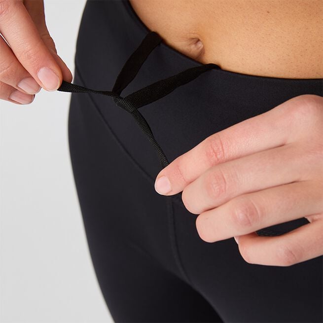 Borg Logo Tights, Black Beauty, XS  Logo Tights Svart