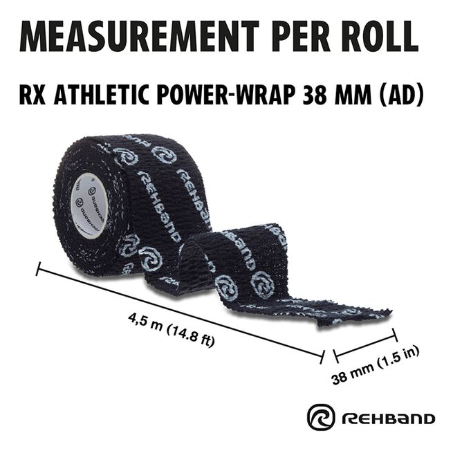 RX Athletic Power Wrap, 38mm x 4,5m