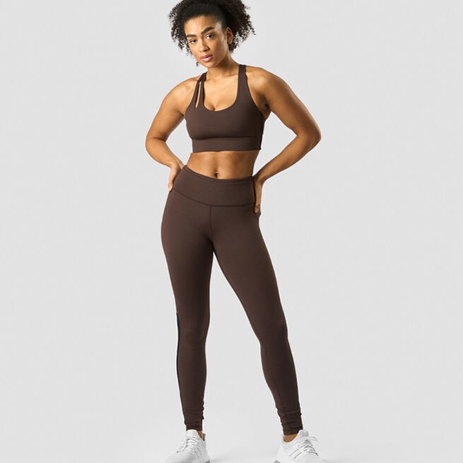 ICANIWILL Stance Sports Bra Dark Brown