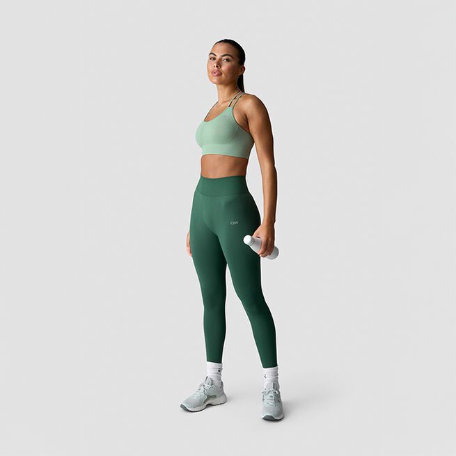 Define Seamless Sports Bra, Light Moss, L  Define Seamless Sport-bh Lysgrønn