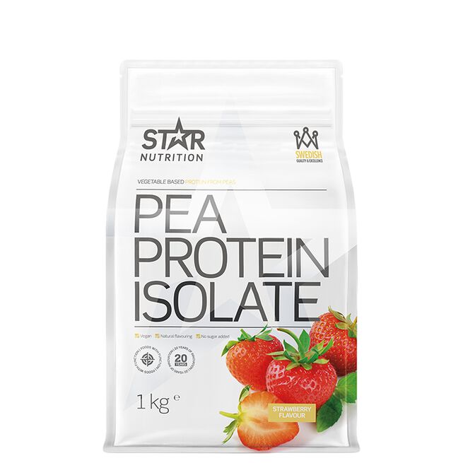 Star nutrition pea protein isolate Strawberry Erteproteinisolat 1 kg Strawberry