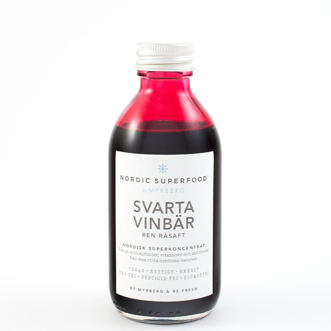 Rawjuice Koncentrat Svarta Vinbär 195 ml Rawjuice Concentrate Solbær 195 ml
