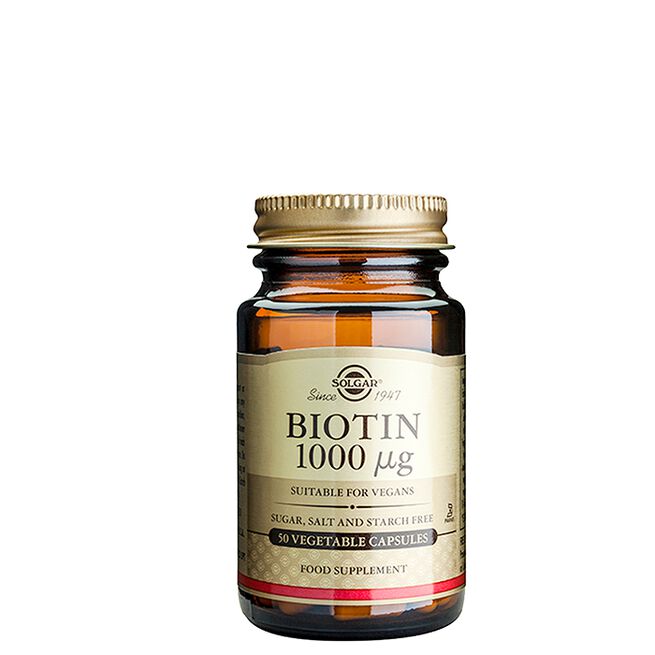 Biotin, 1000 mcg, 50 kapsler 