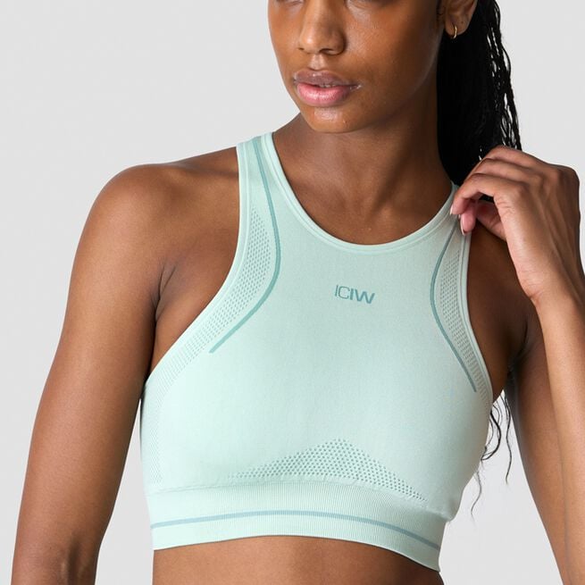 ICIW Endurance Seamless Sports Bra, Dusty Mint Endurance Seamless Sports-BH Mintgrønn