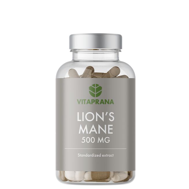 Lion's Mane 500 mg, 100 kapslar Lions Mane 500 mg 100 kapsler