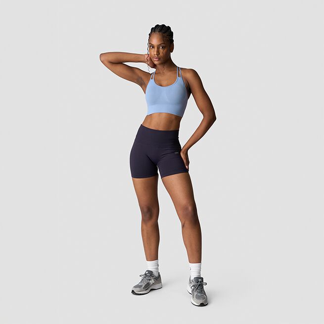 Define Seamless Sports Bra, Metal Blue, L  Define Seamless Sport-bh Blå