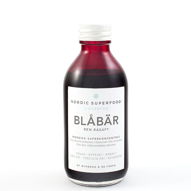 Rawjuice Koncentrat Blåbär 195 ml Råjuicekonsentrat blåbær 195 ml