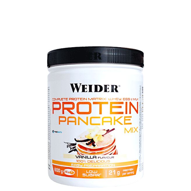 Pancake Mix, 600 g, Vanilla Proteinpannekaker 600 g Vanilla