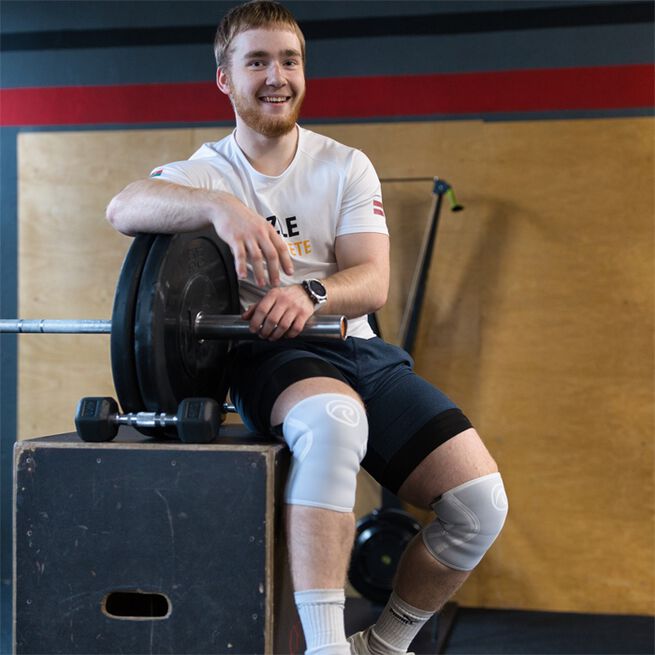 RX Knee Sleeve 5mm Arctic/White, 2XL  RX Knestøtte 5mm Hvit